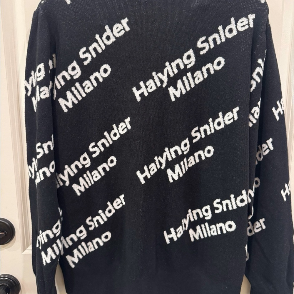 Hailing Snider Milano Logo Crew Sweater size small $800 - Picture 3 of 8